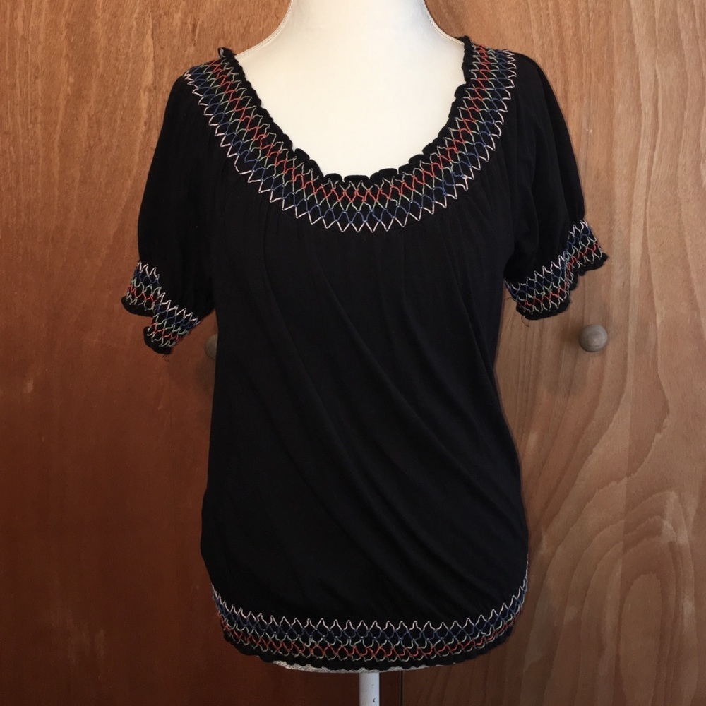 Short sleeve black shirt
